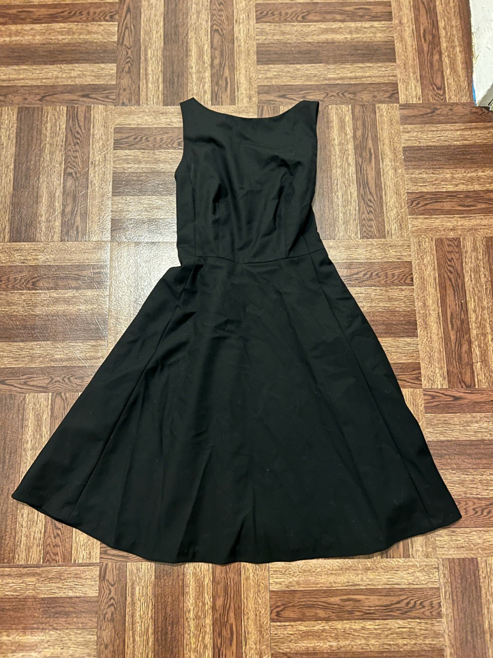 Banana Republic Strapless Black Fit-and-Flare Dress